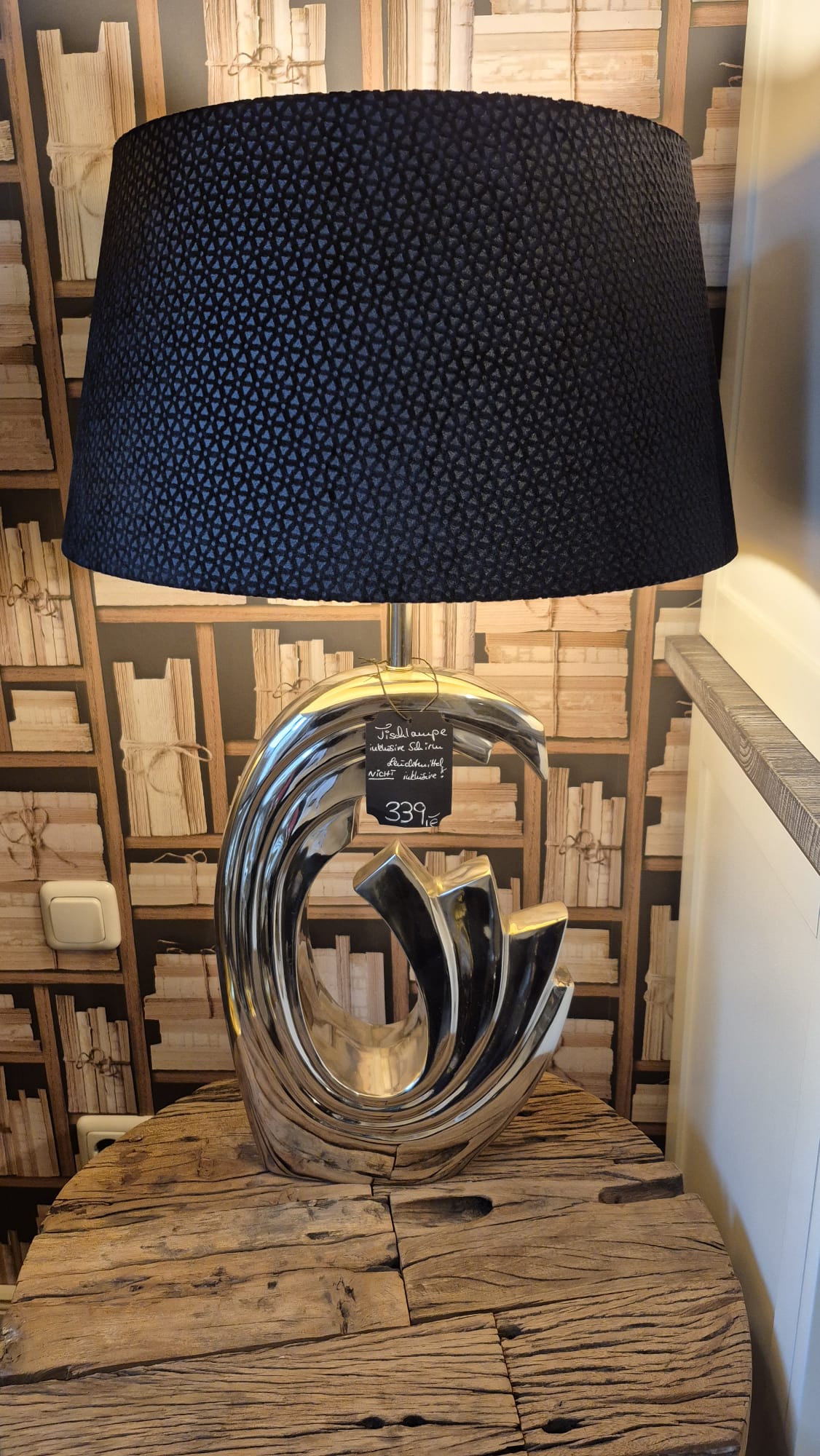 Tischlampe, Schirm schwarz