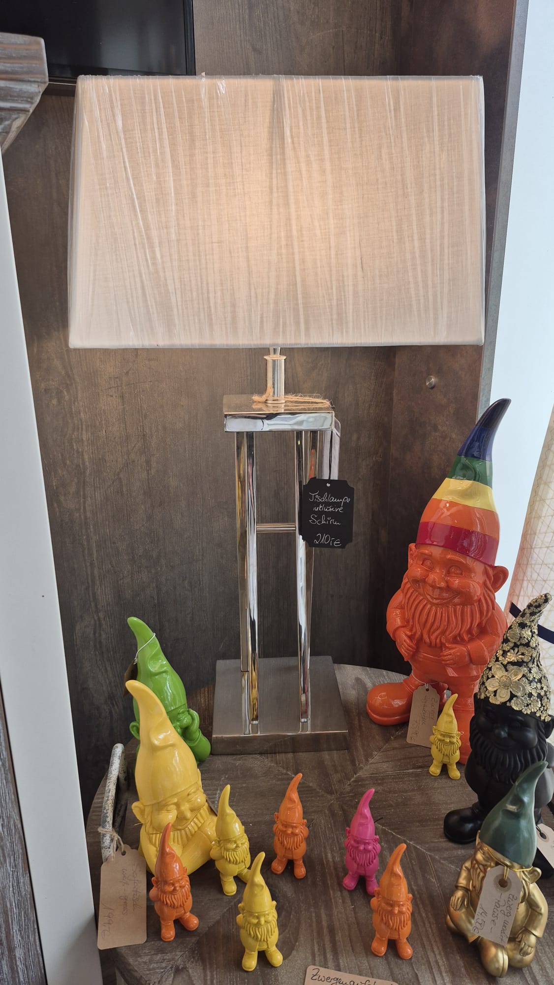 Tischlampe, Schirm weiß