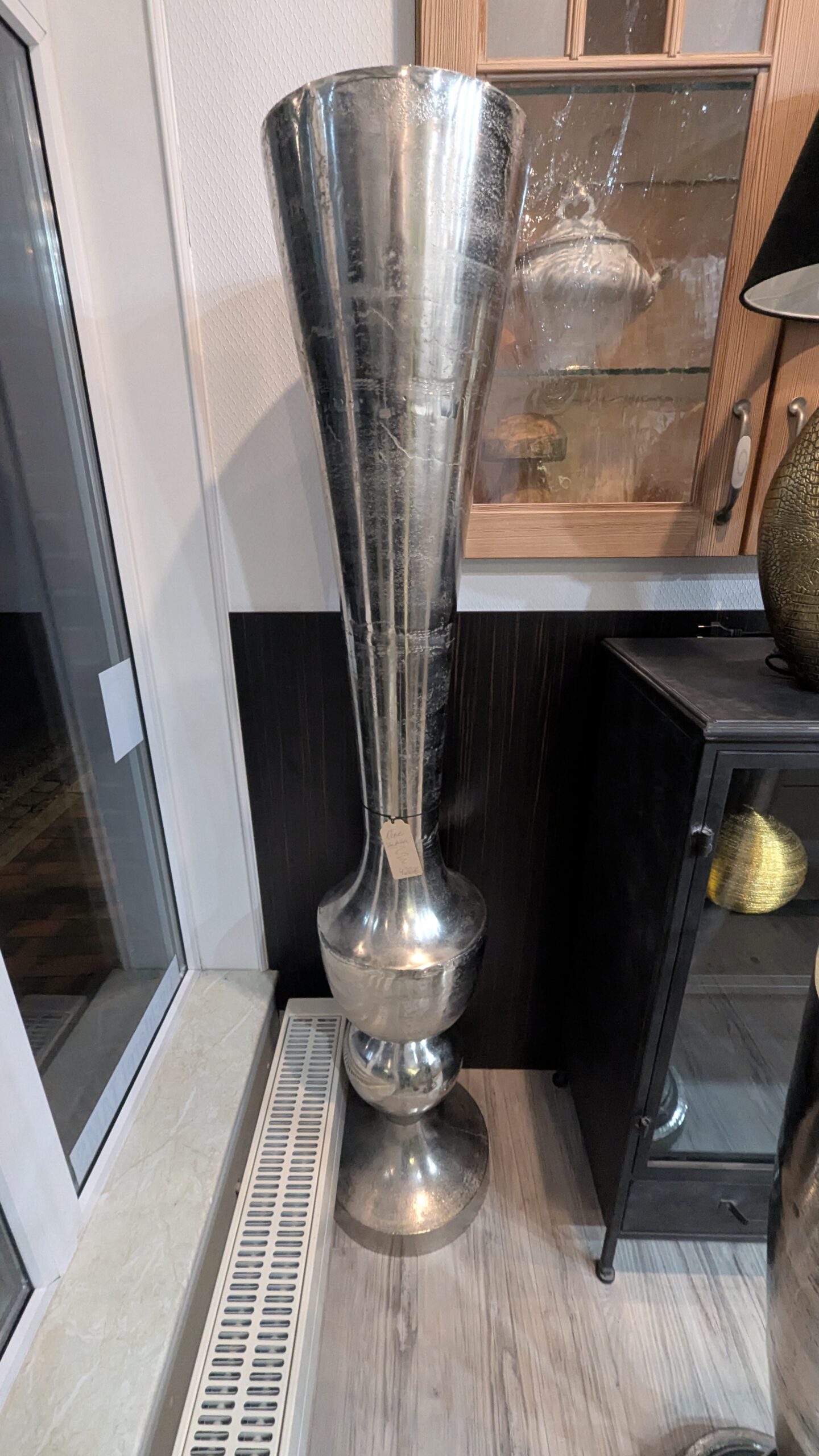 Bodenvase, mittel, silber